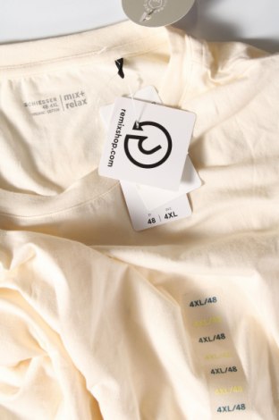 Γυναικείο t-shirt Schiesser, Μέγεθος XXL, Χρώμα Εκρού, Τιμή 18,56 €