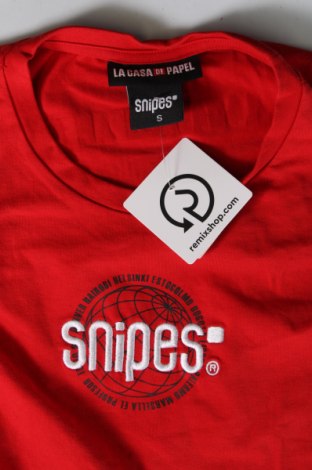 Γυναικείο t-shirt Snipes, Μέγεθος S, Χρώμα Κόκκινο, Τιμή 8,00 €