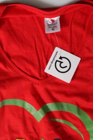 Γυναικείο t-shirt Stedman, Μέγεθος XL, Χρώμα Κόκκινο, Τιμή 6,65 €