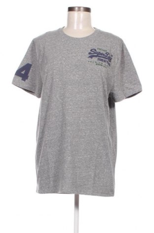 Damen T-Shirt Superdry, Größe L, Farbe Grau, Preis 12,37 €