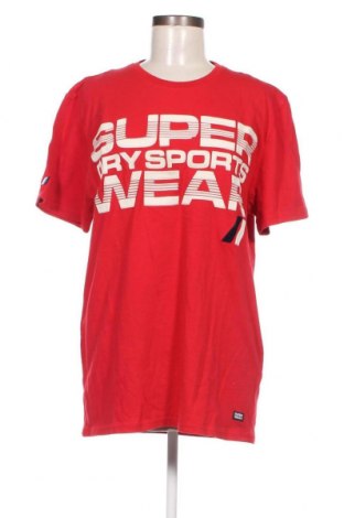 Γυναικείο t-shirt Superdry, Μέγεθος XL, Χρώμα Κόκκινο, Τιμή 26,17 €