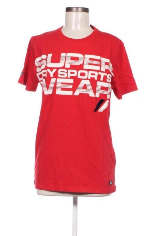 Damen T-Shirt Superdry, Größe M, Farbe Rot, Preis 27,84 €