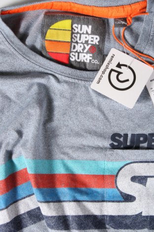Damen T-Shirt Superdry, Größe L, Farbe Blau, Preis 12,58 €