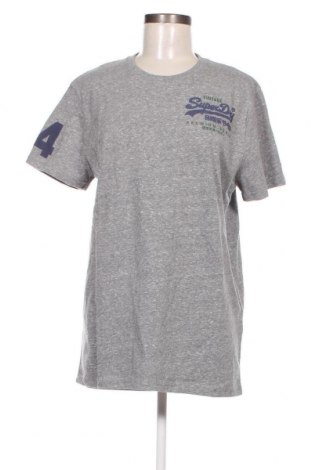 Damen T-Shirt Superdry, Größe L, Farbe Grau, Preis € 16,29