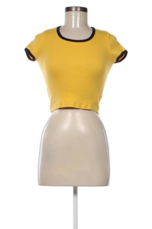 Γυναικείο t-shirt Tally Weijl, Μέγεθος S, Χρώμα Κίτρινο, Τιμή 9,00 €