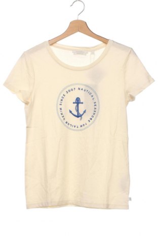 Γυναικείο t-shirt Tom Tailor, Μέγεθος XS, Χρώμα Εκρού, Τιμή 10,21 €