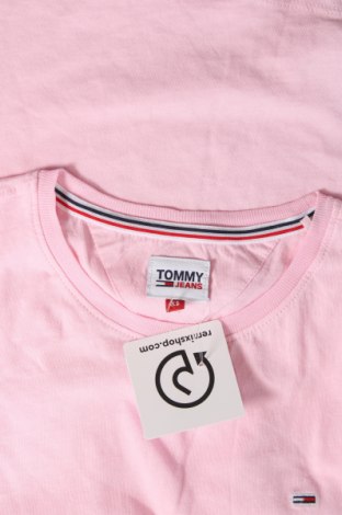 Γυναικείο t-shirt Tommy Jeans, Μέγεθος XS, Χρώμα Ρόζ , Τιμή 17,36 €