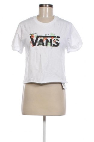Damen T-Shirt Vans, Größe S, Farbe Weiß, Preis 10,23 €