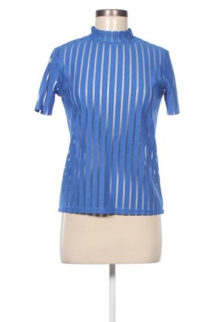Γυναικείο t-shirt Zara, Μέγεθος S, Χρώμα Μπλέ, Τιμή 12,01 €