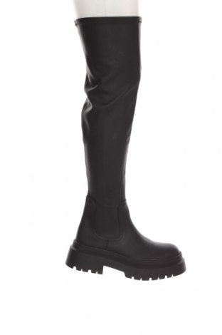 Γυναικείες μπότες Pull&Bear, Μέγεθος 40, Χρώμα Μαύρο, Τιμή 44,58 €