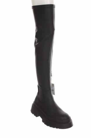 Γυναικείες μπότες Pull&Bear, Μέγεθος 40, Χρώμα Μαύρο, Τιμή 44,58 €