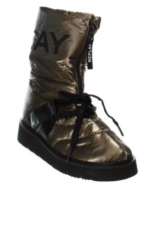 Γυναικείες μπότες Replay, Μέγεθος 39, Χρώμα Χρυσαφί, Τιμή 80,41 €