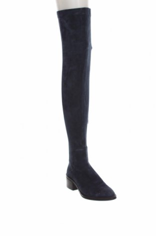 Γυναικείες μπότες Zara, Μέγεθος 35, Χρώμα Μπλέ, Τιμή 21,05 €