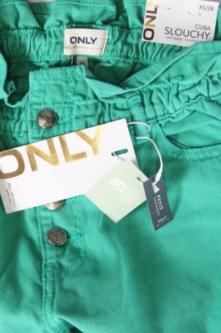 Dámske džínsy  ONLY, Veľkosť XS, Farba Zelená, Cena  39,69 €