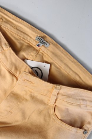 Damen Jeans Peckott, Größe M, Farbe Gelb, Preis 15,00 €