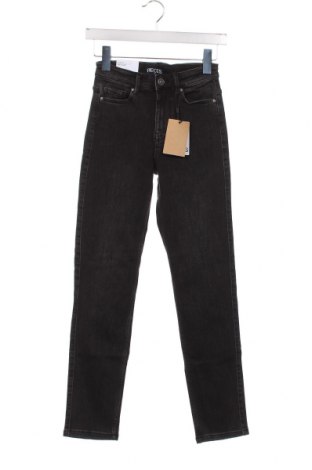 Dámske džínsy  Pieces, Veľkosť XS, Farba Sivá, Cena  15,88 €
