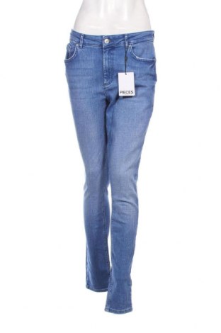 Dámske džínsy  Pieces, Veľkosť XL, Farba Modrá, Cena  11,91 €