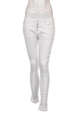 Damen Jeans Place du Jour, Größe M, Farbe Weiß, Preis 20,18 €