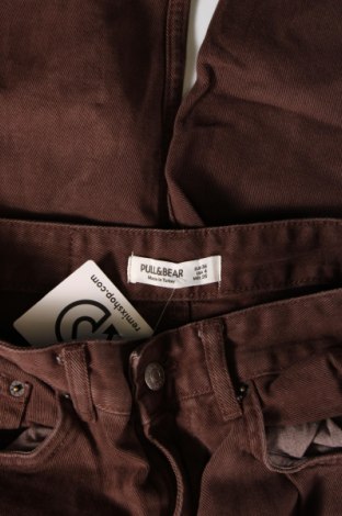 Dámské džíny  Pull&Bear, Velikost XS, Barva Hnědá, Cena  92,00 Kč