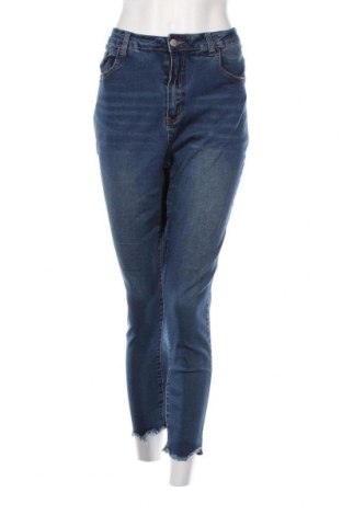 Damskie jeansy SHEIN, Rozmiar XL, Kolor Niebieski, Cena 92,76 zł