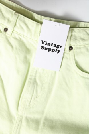Дамски дънки Vintage Supply, Размер S, Цвят Зелен, Цена 13,95 лв.