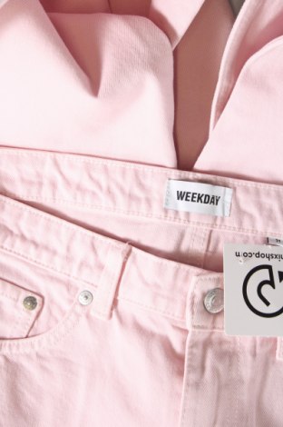 Damen Jeans Weekday, Größe M, Farbe Rosa, Preis 13,90 €