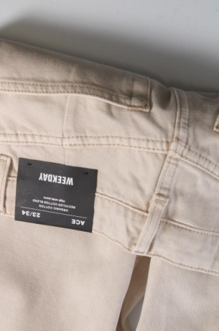 Damen Jeans Weekday, Größe XS, Farbe Beige, Preis € 47,94