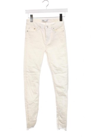 Dámské džíny  Zara, Velikost XS, Barva Bílá, Cena  430,00 Kč