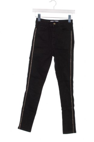 Дамски дънки Zara, Размер XS, Цвят Черен, Цена 10,80 лв.