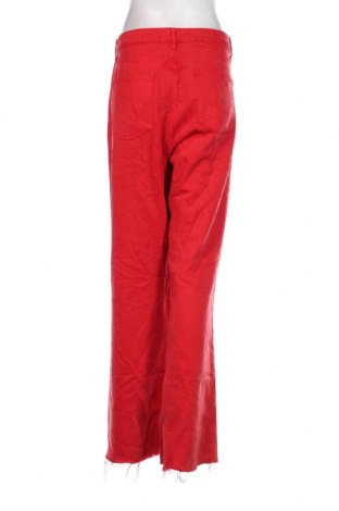 Dámske džínsy  Zara, Veľkosť XL, Farba Červená, Cena  15,31 €