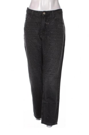Blugi de femei Zara, Mărime XL, Culoare Negru, Preț 53,29 Lei