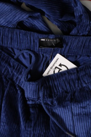 Γυναικείο κοτλέ παντελόνι ASOS, Μέγεθος M, Χρώμα Μπλέ, Τιμή 6,59 €