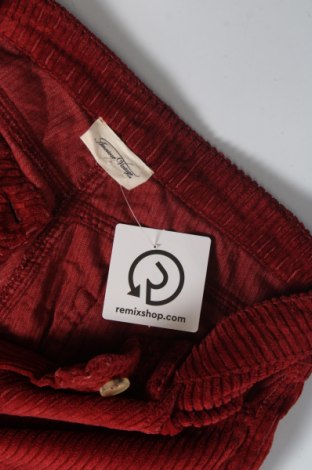 Pantaloni de velvet de femei American Vintage, Mărime S, Culoare Roșu, Preț 73,81 Lei