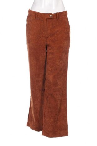 Pantaloni de velvet de femei B.Young, Mărime S, Culoare Maro, Preț 81,05 Lei