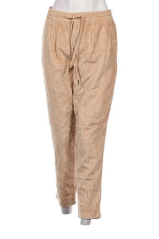 Pantaloni de velvet de femei C&A, Mărime M, Culoare Ecru, Preț 9,54 Lei