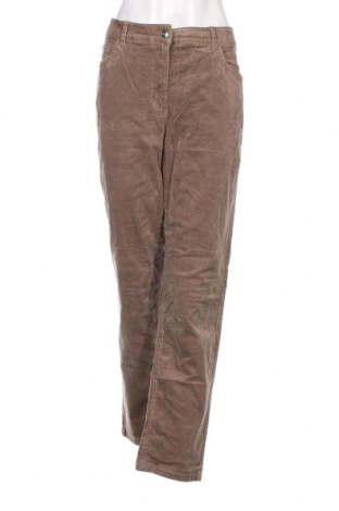 Pantaloni de velvet de femei C&A, Mărime XXL, Culoare Bej, Preț 95,39 Lei