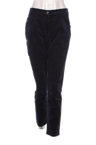 Pantaloni de velvet de femei C&A, Mărime L, Culoare Albastru, Preț 19,08 Lei
