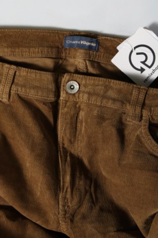 Pantaloni de velvet de femei Charles Vogele, Mărime XL, Culoare Maro, Preț 31,48 Lei