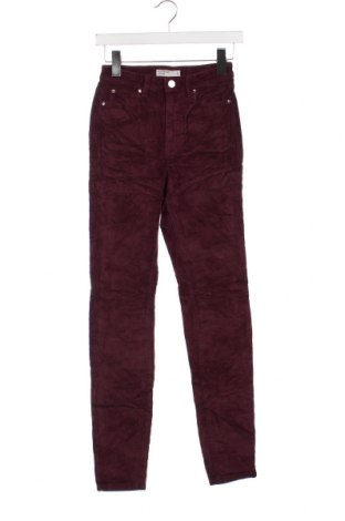 Pantaloni de velvet de femei Cubus, Mărime S, Culoare Roșu, Preț 14,31 Lei