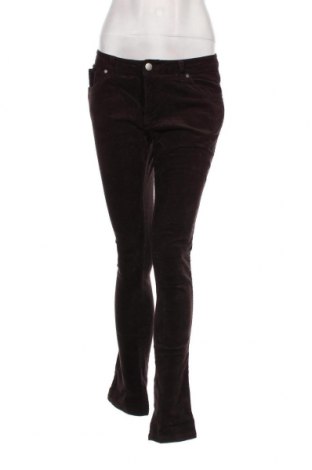 Pantaloni de velvet de femei Easy Wear, Mărime M, Culoare Maro, Preț 20,23 Lei