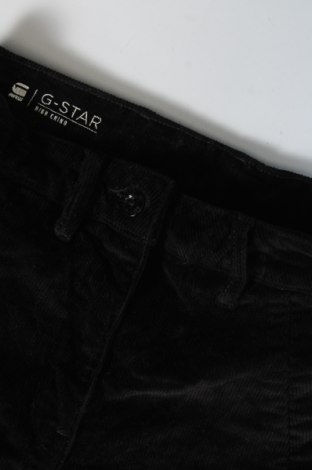 Γυναικείο κοτλέ παντελόνι G-Star Raw, Μέγεθος XXS, Χρώμα Μαύρο, Τιμή 8,91 €