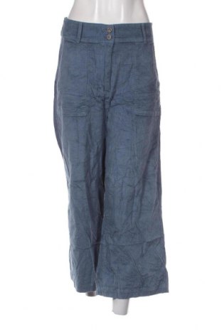 Γυναικείο κοτλέ παντελόνι Gina, Μέγεθος L, Χρώμα Μπλέ, Τιμή 8,07 €