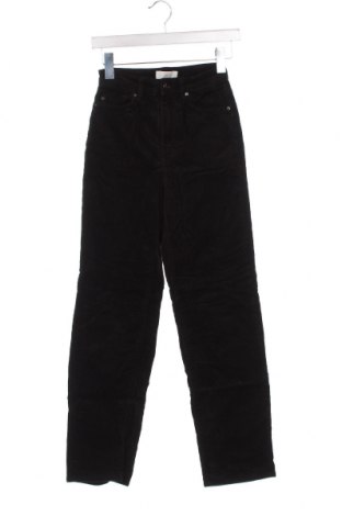 Γυναικείο κοτλέ παντελόνι H&M, Μέγεθος XS, Χρώμα Μαύρο, Τιμή 8,07 €