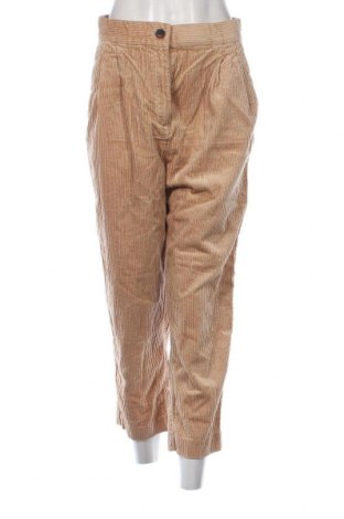 Pantaloni de velvet de femei H&M, Mărime M, Culoare Bej, Preț 48,47 Lei