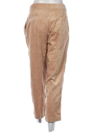 Pantaloni de velvet de femei H&M, Mărime M, Culoare Bej, Preț 48,47 Lei