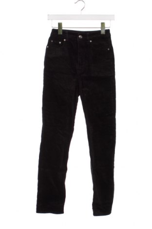 Γυναικείο κοτλέ παντελόνι H&M Divided, Μέγεθος XS, Χρώμα Μαύρο, Τιμή 1,79 €
