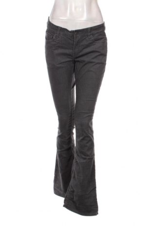 Pantaloni de velvet de femei H&M L.O.G.G., Mărime M, Culoare Gri, Preț 38,16 Lei