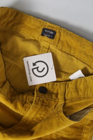Γυναικείο κοτλέ παντελόνι Kiabi, Μέγεθος S, Χρώμα Κίτρινο, Τιμή 3,59 €