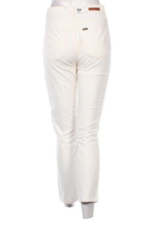 Pantaloni de velvet de femei Lee, Mărime S, Culoare Alb, Preț 76,97 Lei