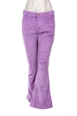 Pantaloni de velvet de femei Lee, Mărime L, Culoare Mov, Preț 33,55 Lei